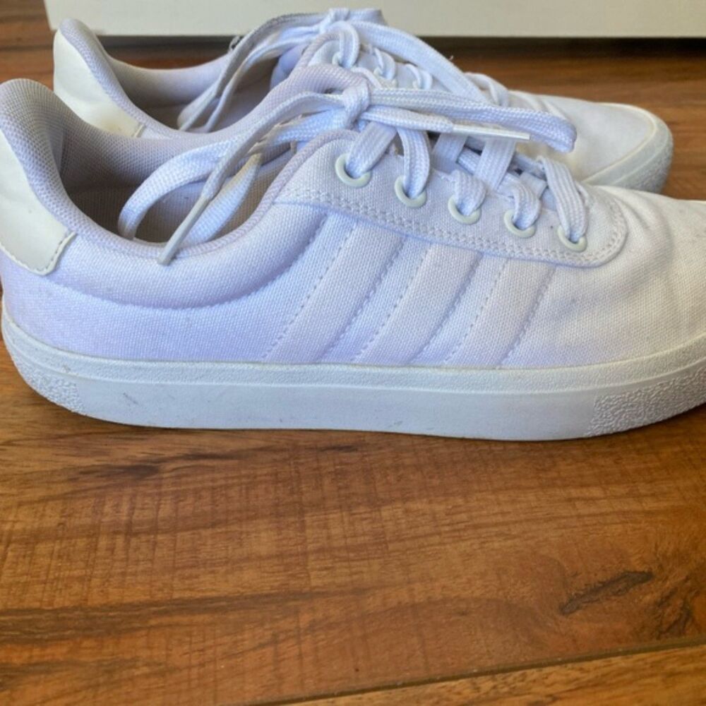 Adidas Advantage Sneakers White Collegiate Green GW0844 / Women’s 6.5